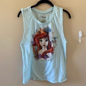 Disney Little mermaid tank top size Large blue